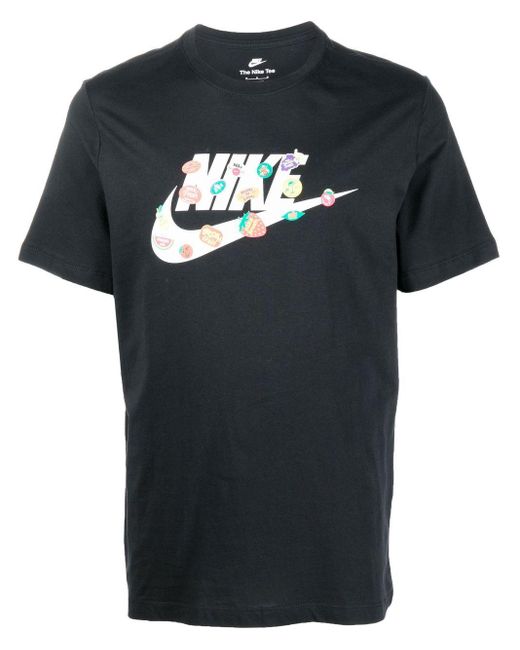 Nike Sticker-print T-shirt in Black for Men | Lyst Canada