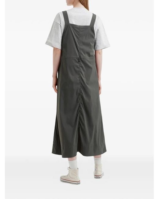 Chocoolate Black Pocket Midi Dress