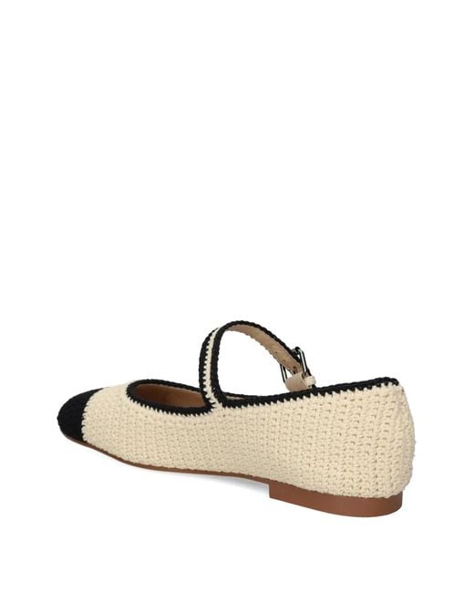 Bibi Lou Natural Leather Ballet Flats
