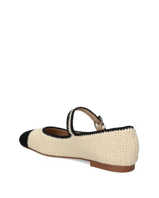 Bibi Lou Natural Leather Ballet Flats
