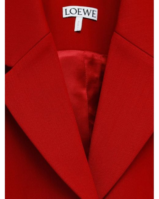 Loewe Red Flap Pocket Button Jacket