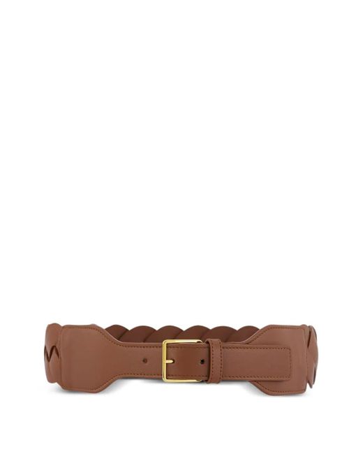 Altuzarra スクエアバックル ベルト Brown