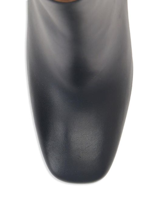 Botines con tacón de diseño de 90 mm Bottega Veneta de color Black