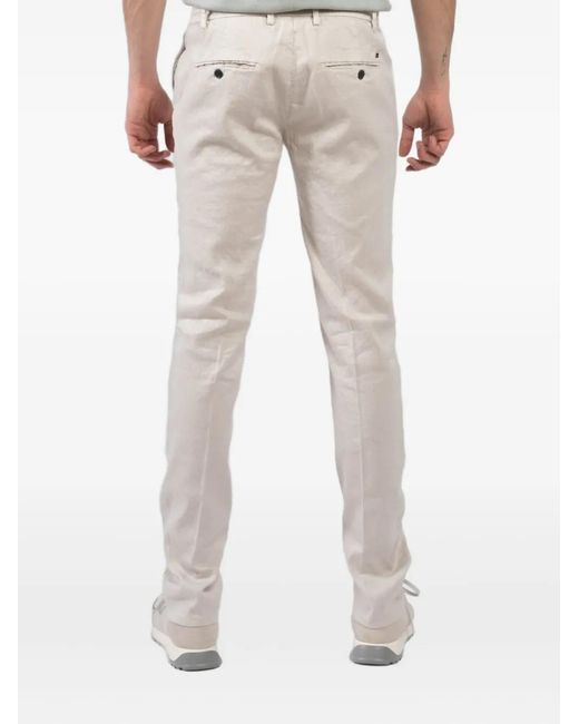 Mason's Gray Drawstring Trousers for men