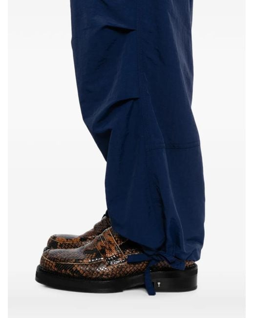 Rhude Blue Parachute Cargo Pants for men