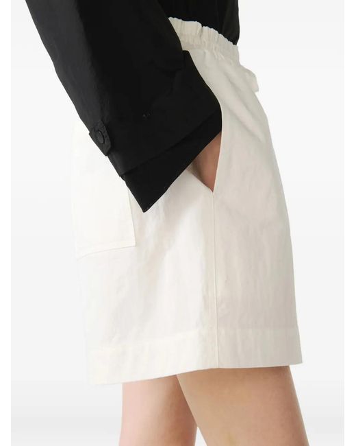 Studio Nicholson White Karya Drawstring-Fastening Shorts