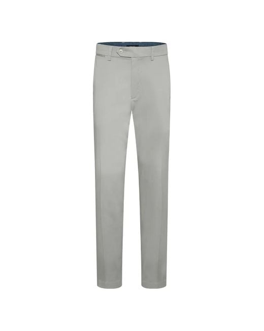 DIGEL Gray Lucca-N Straight-Leg Trousers for men