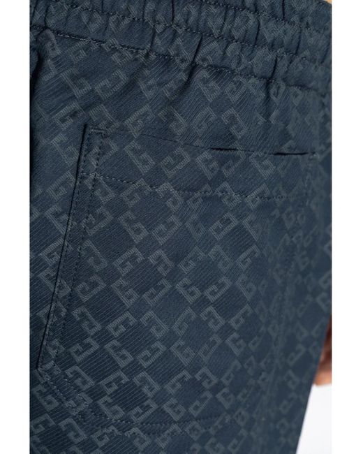 Givenchy Shorts Met Monogram-Patroon in het Blue voor heren