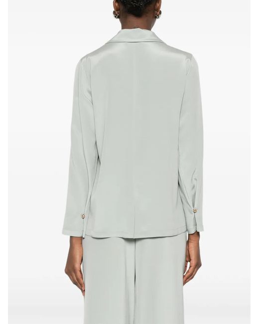 Max Mara White Collared Buttoned Shirt