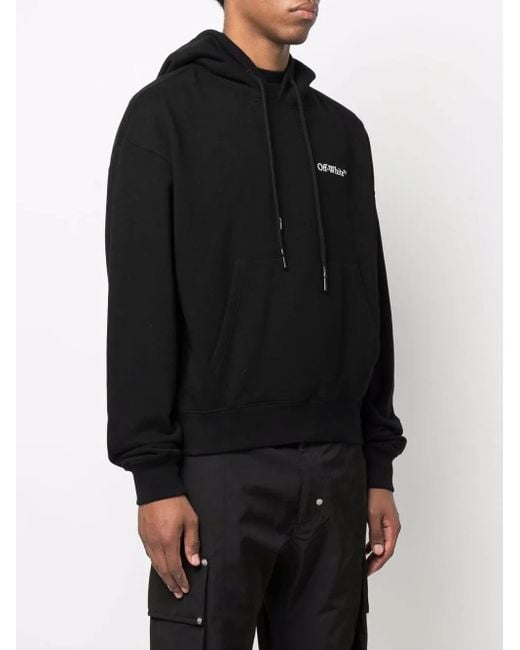 Off-White c/o Virgil Abloh Black caravaggio Crowning Oversized Hoodie for men
