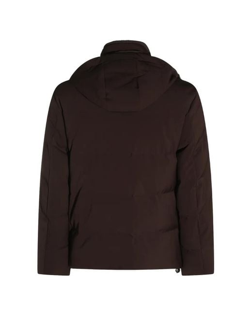 Montecore Brown Hooded Padded Jacket for men