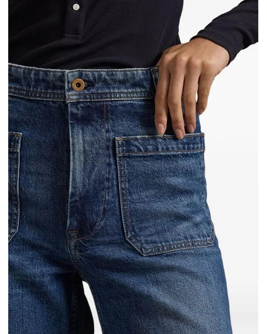 Polo Ralph Lauren Blue Patch-Pocket Jeans