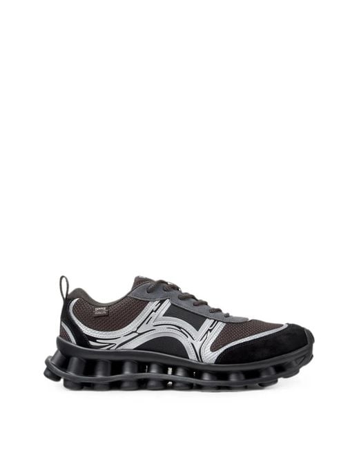 Camper Black Pelotissima Panelled Sneakers for men