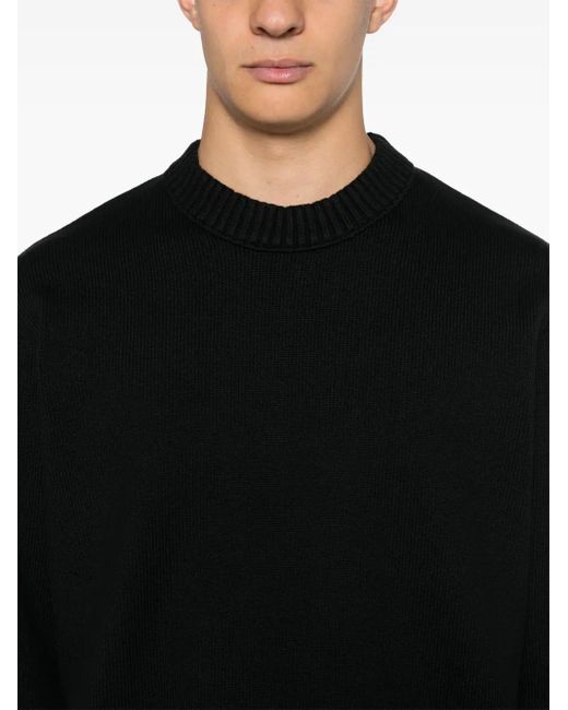 Stone Island Pullover Mit Kompass-Patch in Black für Herren