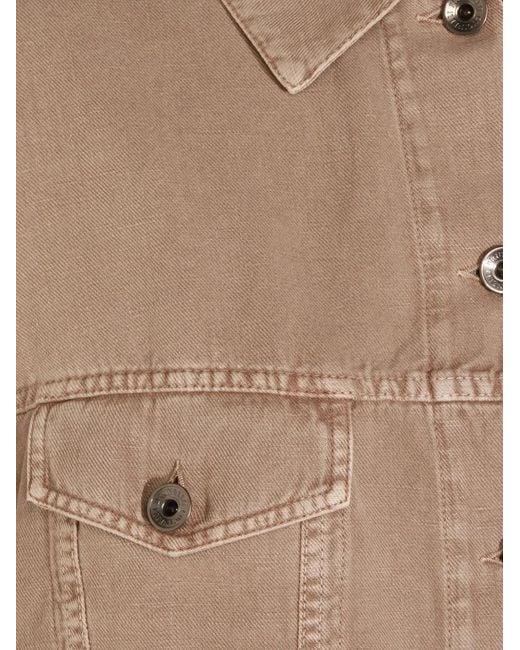 Brunello Cucinelli Brown Buttoned Jacket
