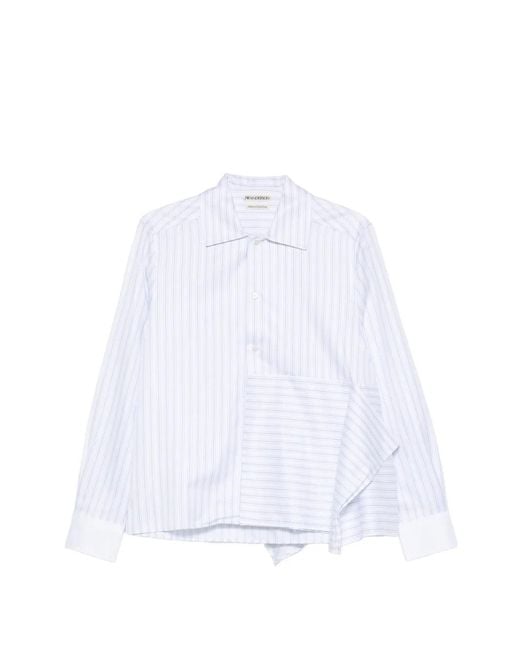 J.W. Anderson White Striped Panel Shirt