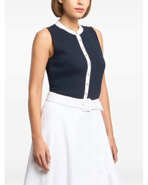 Cinq À Sept Blue Beverly Buttoned Shirt