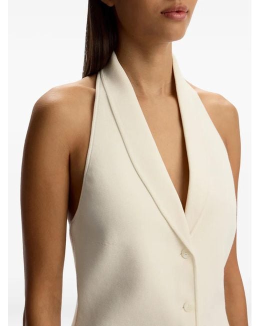 12 STOREEZ White Open-Back Top