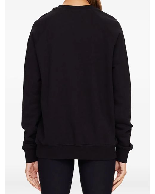The Upside Black Sweatshirt mit Logo-Print