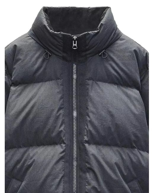 Rag & Bone Blue Daniel Quilted Padded Jacket for men