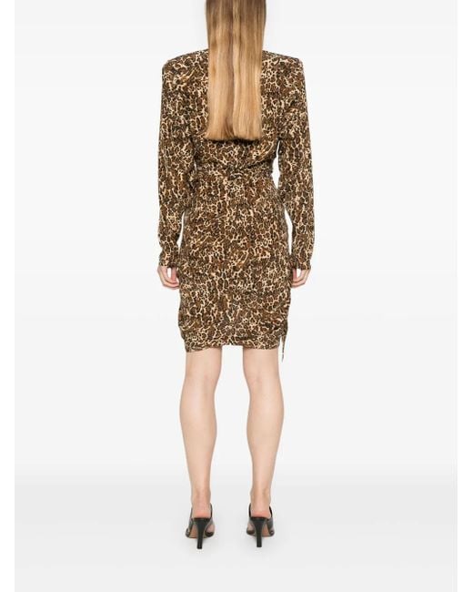 Isabel Marant Cleora Mini-Jurk in het Metallic