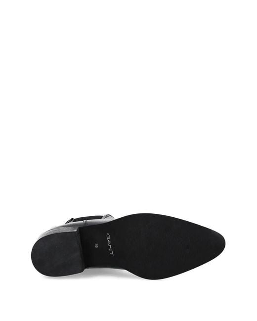 Gant Black Bottines St Broomly À Bout Pointu