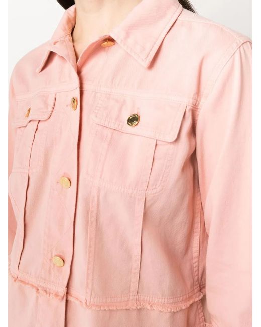Tom Ford Pink Button-Front Denim Shirt
