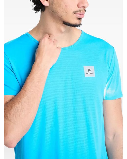 Saysky Blue Reactive Flow T-Shirt for men