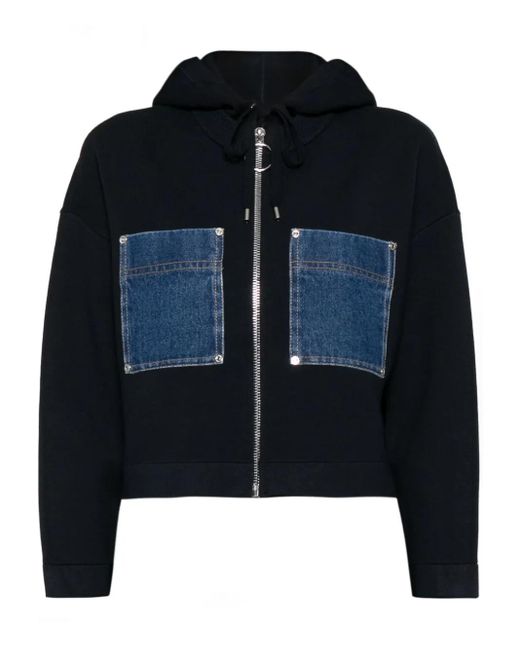 Sandro ジップアップ パーカー Blue