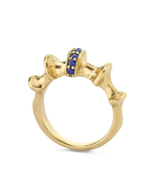 VRAM Metallic 18K Chrona Sapphire Ring
