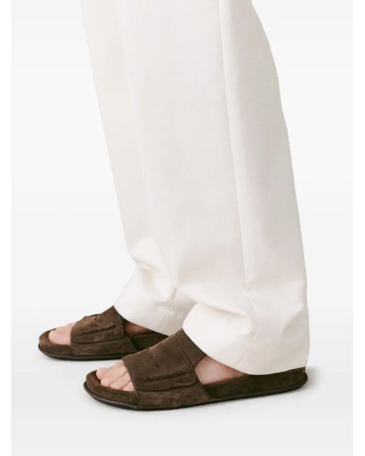 メンズ Jacquemus スエード サンダル Brown