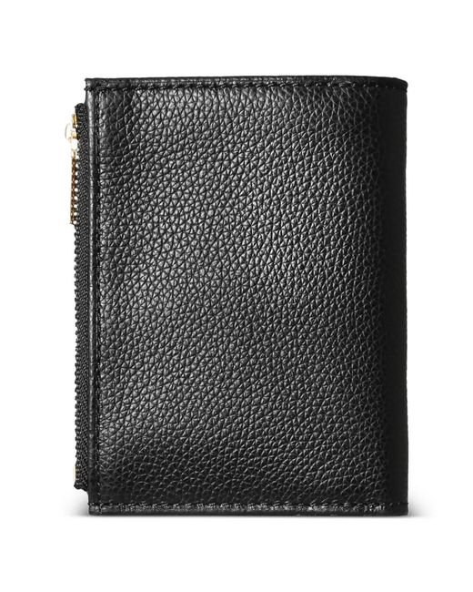 Lancaster Black Grainy-Effect Wallet
