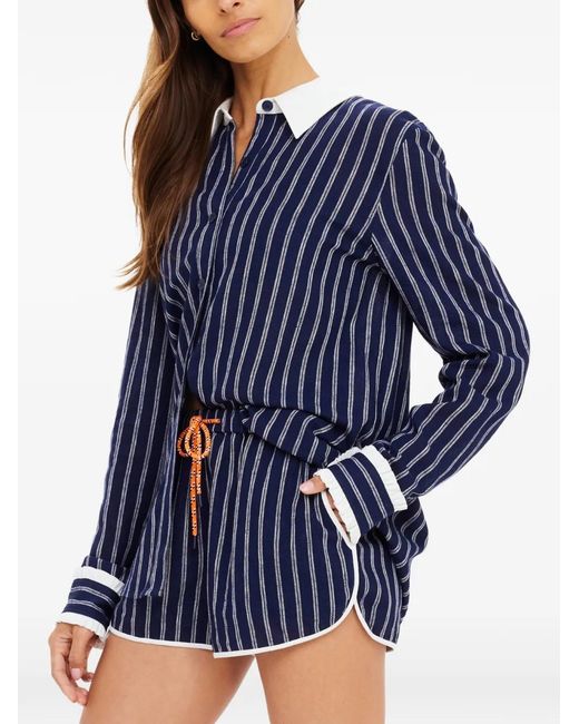 The Upside Blue Belize Bobbi Shirt