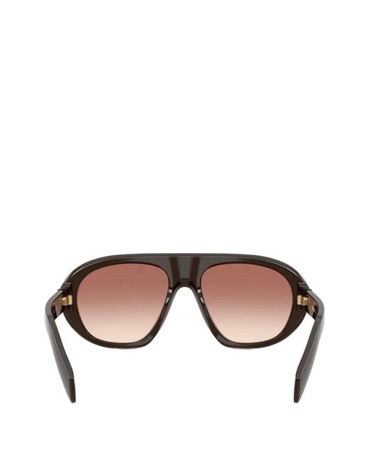 Prada Pink Logo-Detail Sunglasses