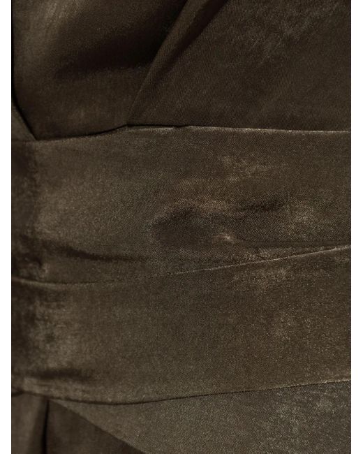 IRO Natural Padded-Shoulders Maxi Dress