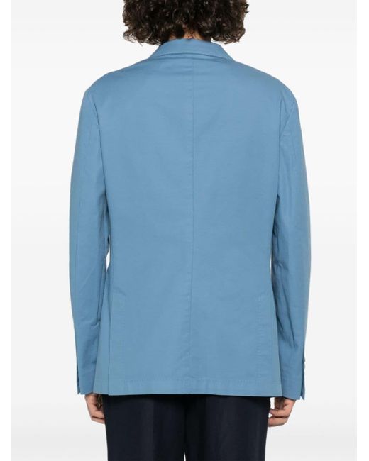 Drumohr Blue Cotton-blend Blazer for men