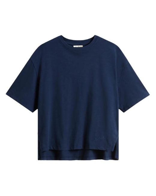 Woolrich Blue Cotton T-Shirt
