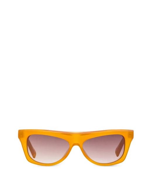 Jacquemus Orange Pina Sunglasses