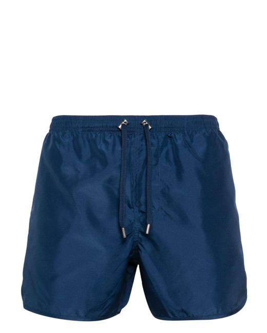 Neil Barrett Blue Logo-tag Swim Shorts for men