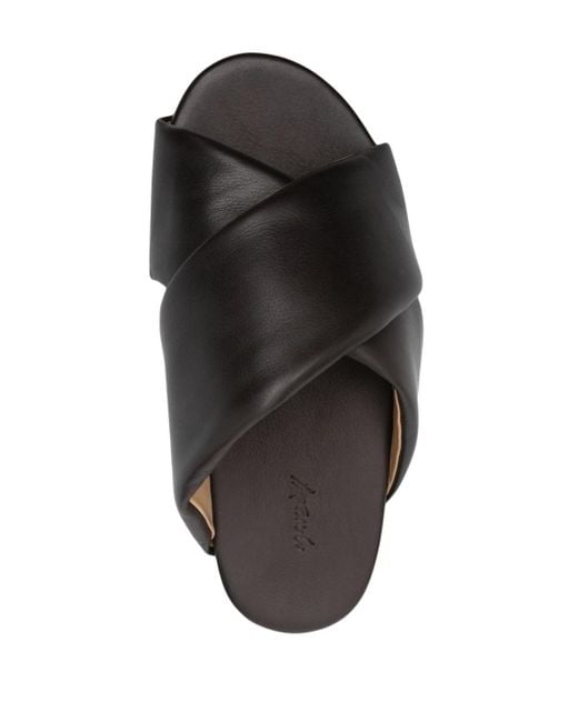 Marsèll Brown Spanciata Leather Sandals for men