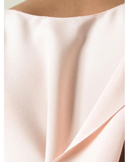 Lanvin Pink Draped Top