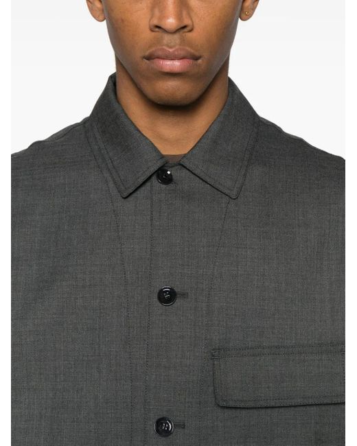 Lemaire Gray Tailored Shirt for men