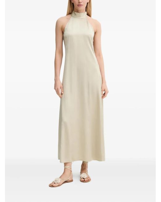 Samsøe & Samsøe Natural Harterneck Midi Dress