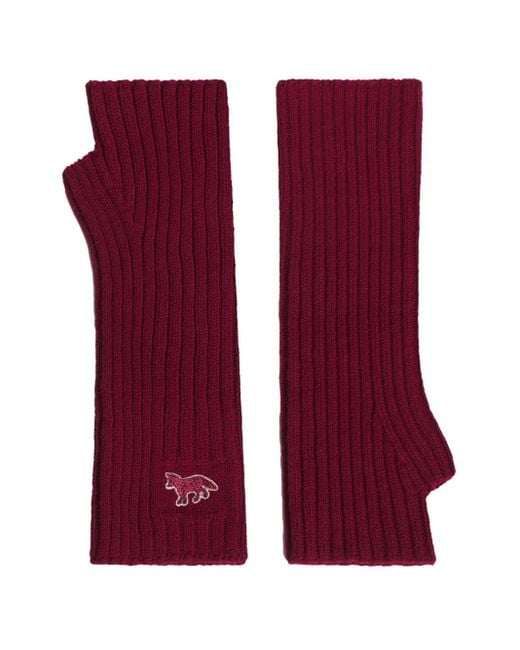 Maison Kitsuné Purple Baby Fox Stulpen