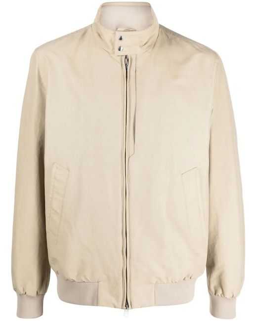 Woolrich Natural Zip-Fastening Bomber Jacket for men