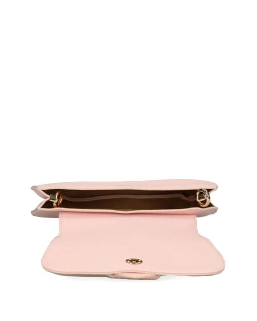 Love Moschino ロゴプレート ショルダーバッグ Pink