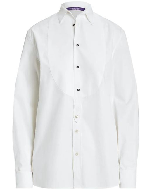 Ralph Lauren White Marlie Wingtip Shirt