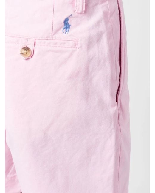 Polo Ralph Lauren Pink Classic Mini Shorts for men