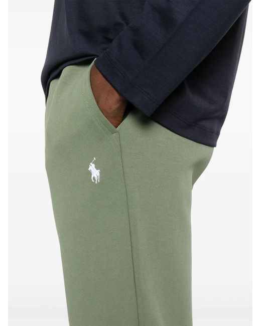 Polo Ralph Lauren Green Pony-Embroidered Track Pants for men