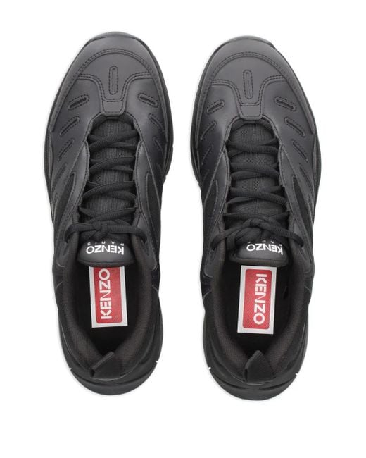 KENZO Black Logo Trainers for men